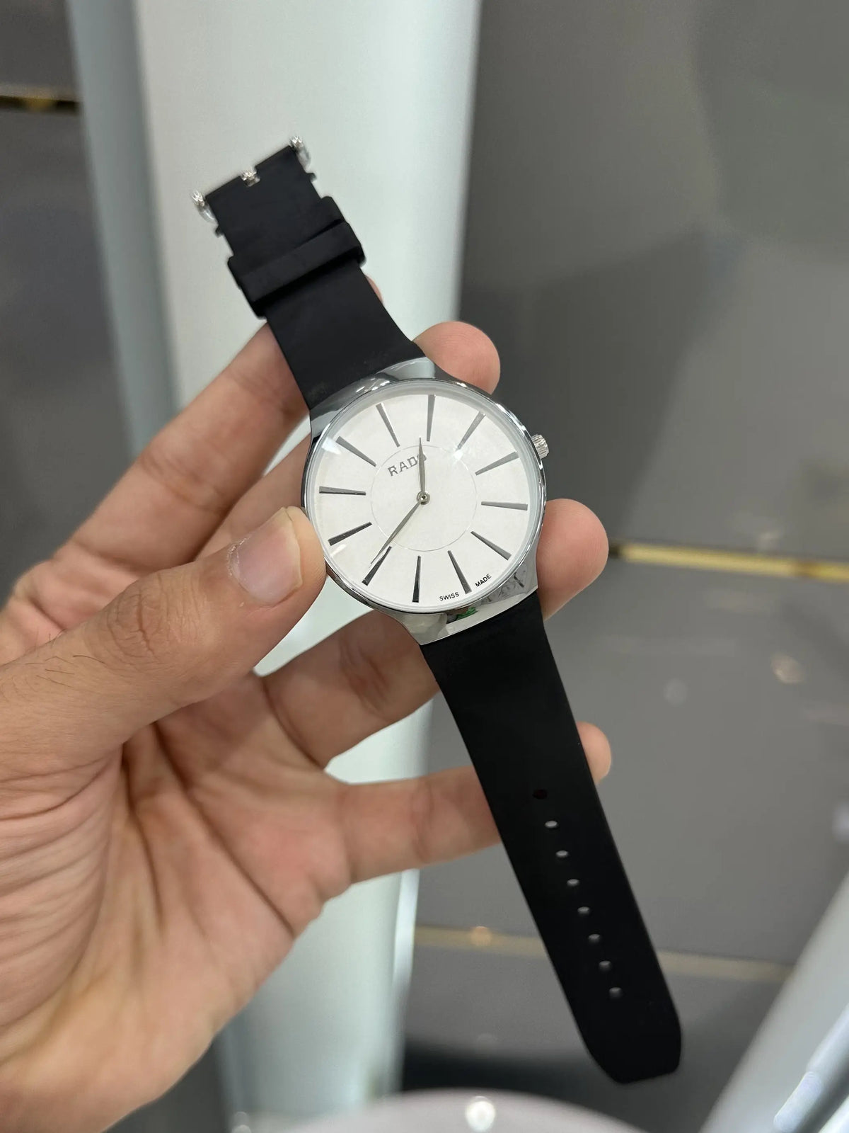 Rad o Black White Premium Quartz Watch