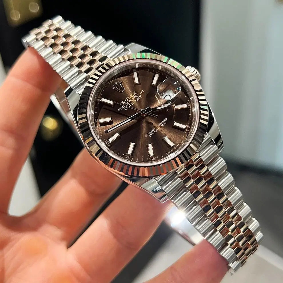 Rolex DateJust Chocolate