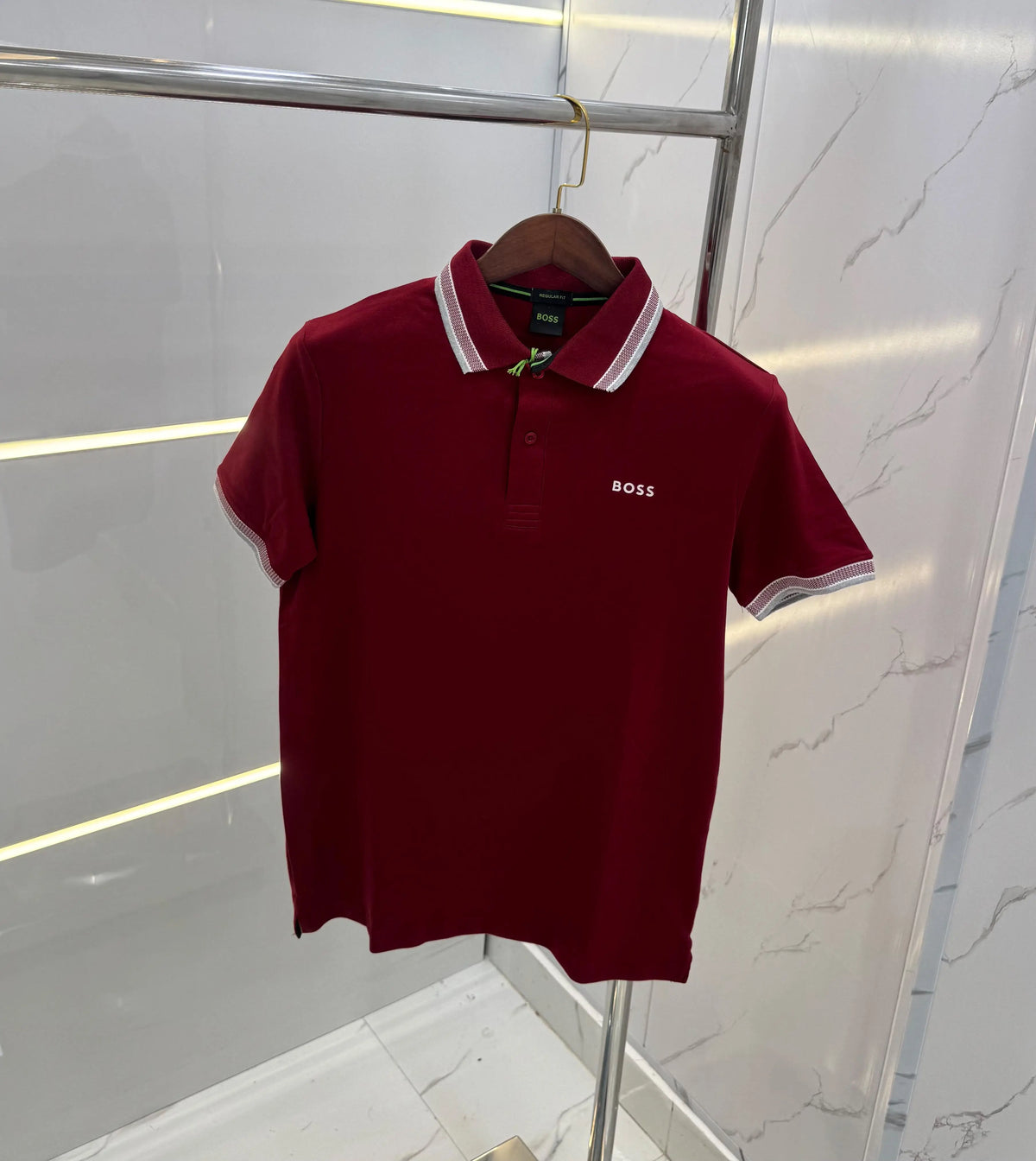 Hugo Bos s Red Logo Work Premium Polo T-shirt