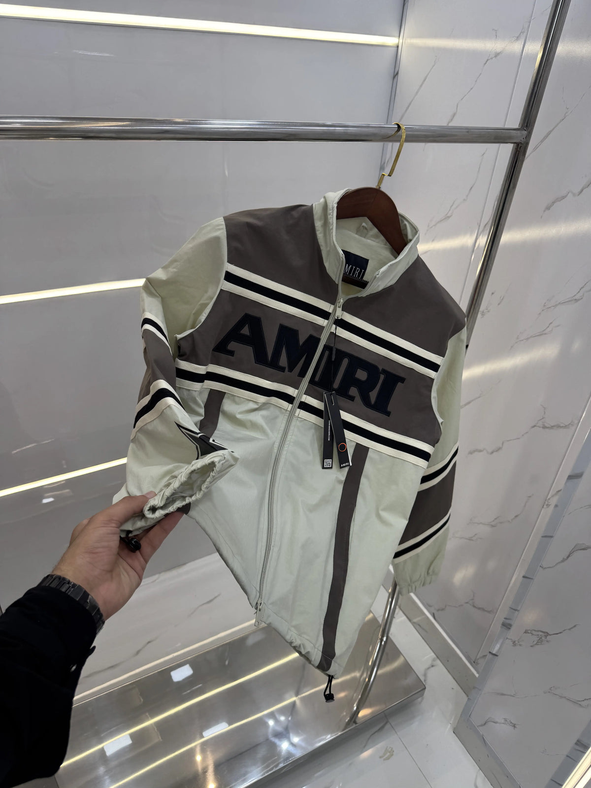 Amir i Cream Karan Aujla Imported Bomber Jacket