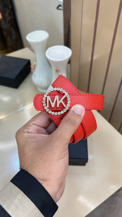 MK MICHAEL KORS PREMIUM QUALITY IMPORTED LADIES BELT WITH BOX