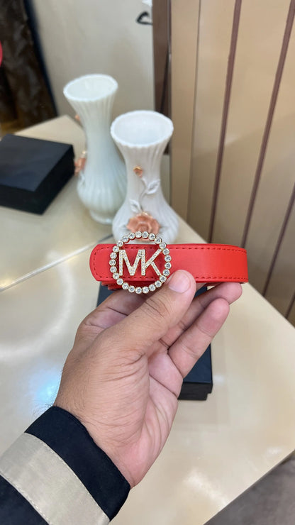 MK MICHAEL KORS PREMIUM QUALITY IMPORTED LADIES BELT WITH BOX