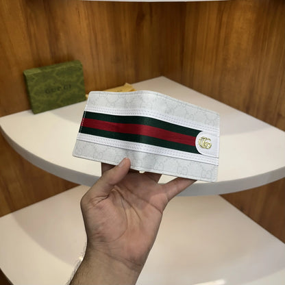 Gucci Premium Monogram Wallet White g200