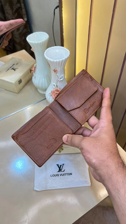 LV LOUIS VUITTON PREMIUM QUALITY IMP WALLET WITH OG WOODEN BOX