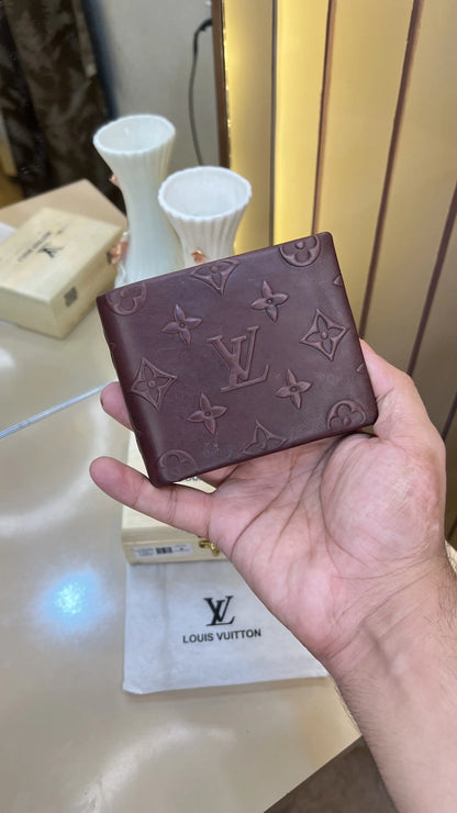 LV LOUIS VUITTON PREMIUM QUALITY IMPORTED WALLET WITH OG WOODEN BOX