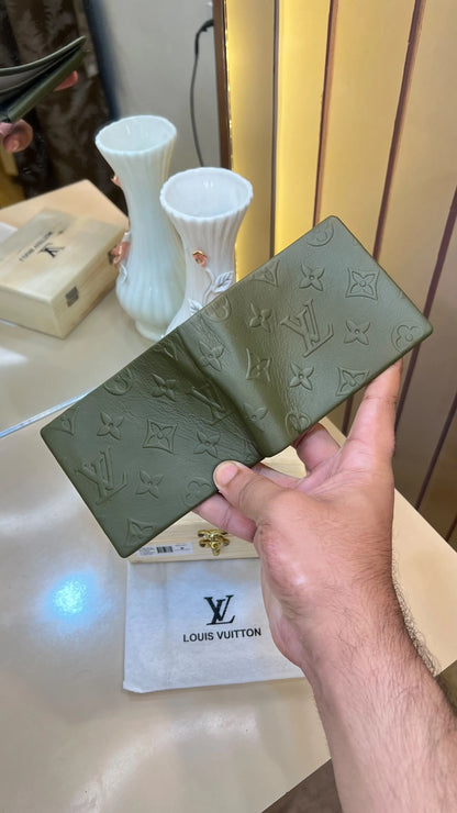 LV LOUIS VUITTON PREMIUM QUALITY IMP WALLETS WITH OG WOODEN BOX