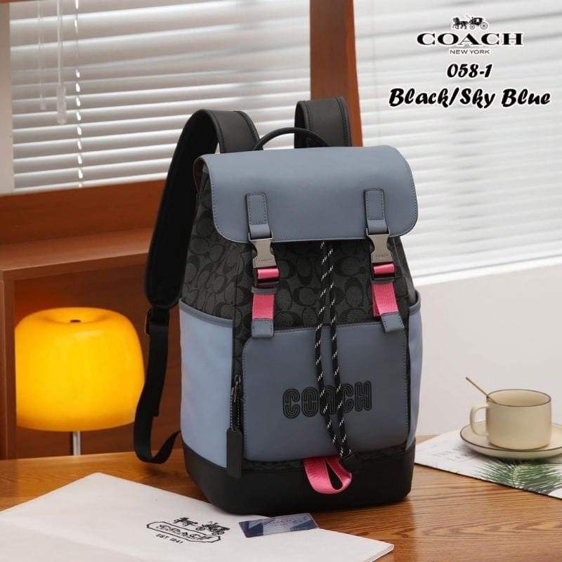 Coacch Rivington Colorblock Backpack With Dust Bag-0581