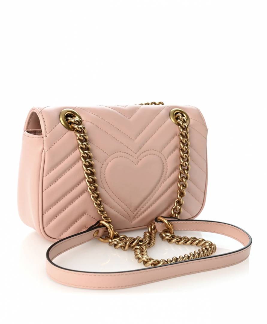 GUCC GG MARMONT PINK COLOUR WITH OG MAGNET BOX & DUST COVER HEAVY PREMIUIM QUALITY 1732