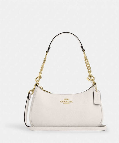 Coacch Teri Shoulder Bag in Signature Canvas With Og Box & Dust Bag Premium Quality 226