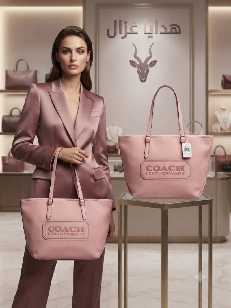 COAC_H LEATHERWARE TOTE BAG WITH DUST BAG & BILL - C-90