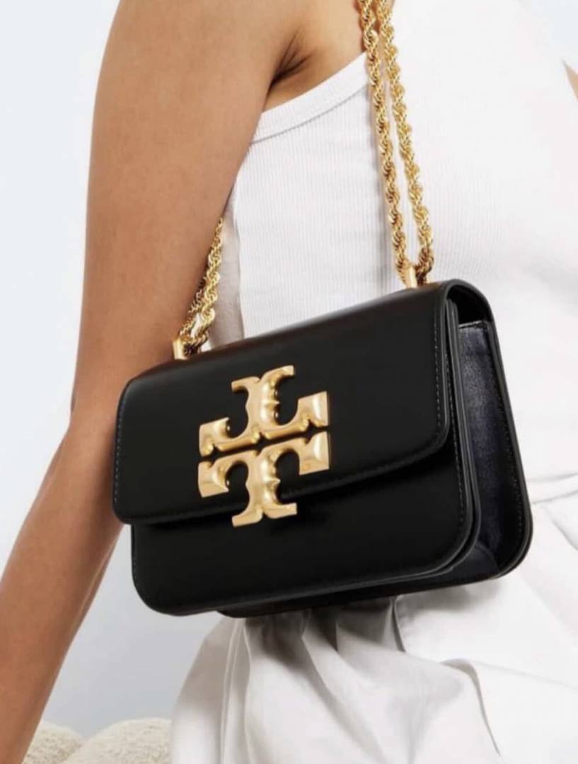 TOR_Y BURCH ELEANOR HAND BAG WITH RIBIN OG BRAND BOX & DUST BAG HEAVY QUALITY