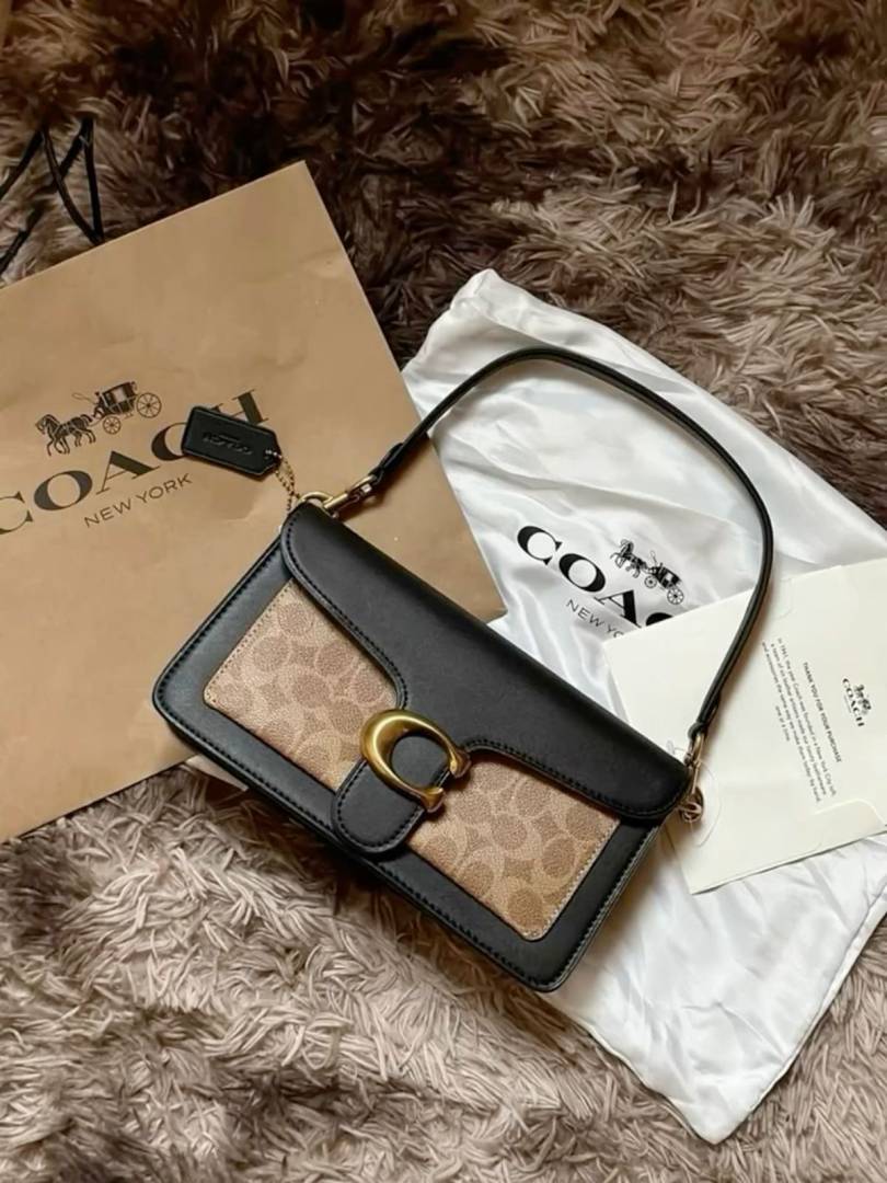 Coacch Tabby 26 Shoulder Bag With Double Belt With All Og Box Packing-8202