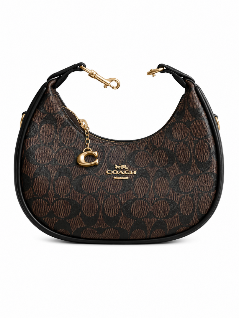 Coacch Jonie Shoulder Bag With Long Belt With Box & All Og Packing-2033