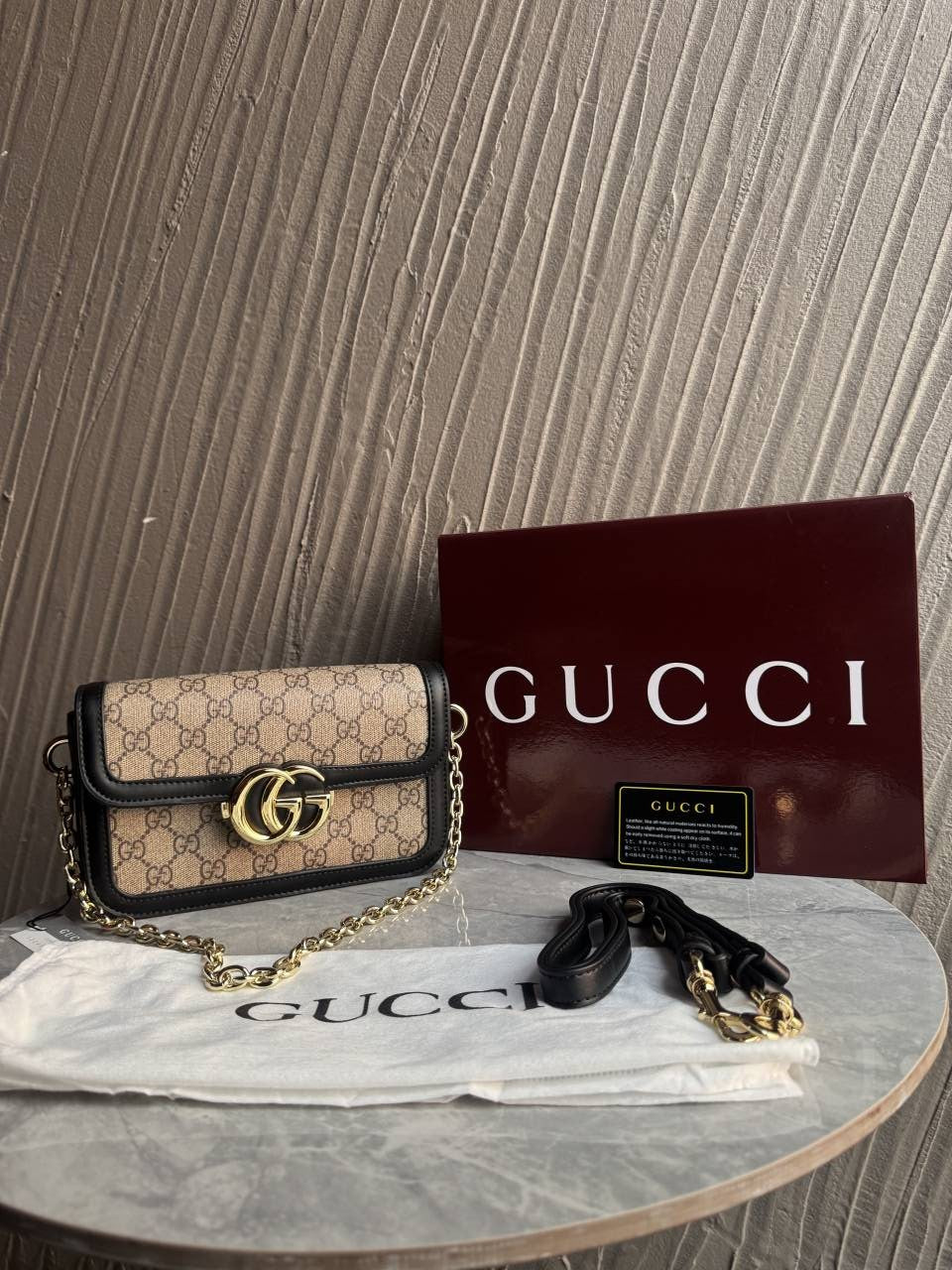 Gucc GG Monogram Premium Quality With Og Magnet Box-826767