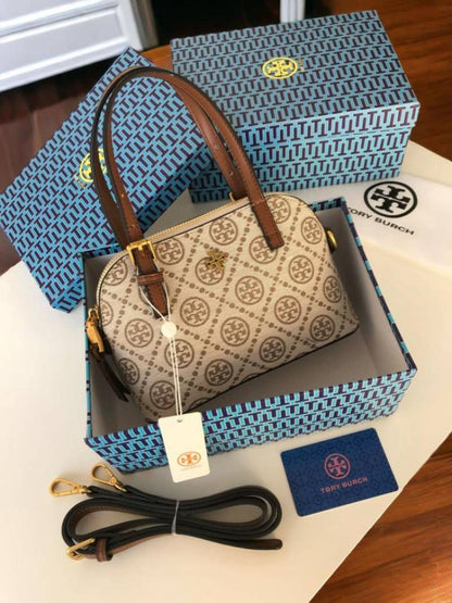 Tory Burrch Dome Handbag With Box & Dust Bag-519