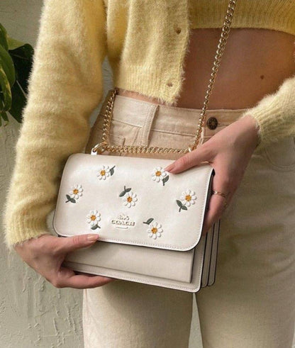 Coacch Mini Klare Crossbody Bag With metal kitchen Og Box & Dust Bag (PREMIUM QUALITY)-83416