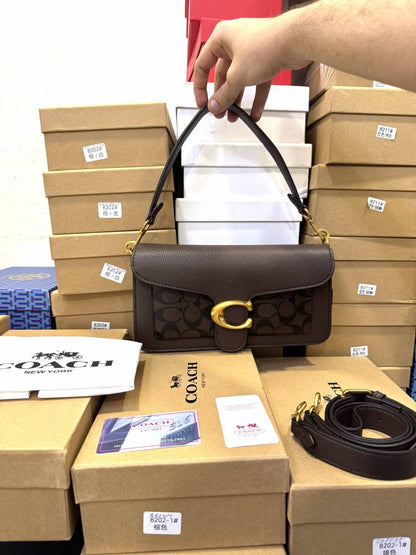 Coacch Tabby 26 Shoulder Bag With Double Belt With All Og Box Packing-8202