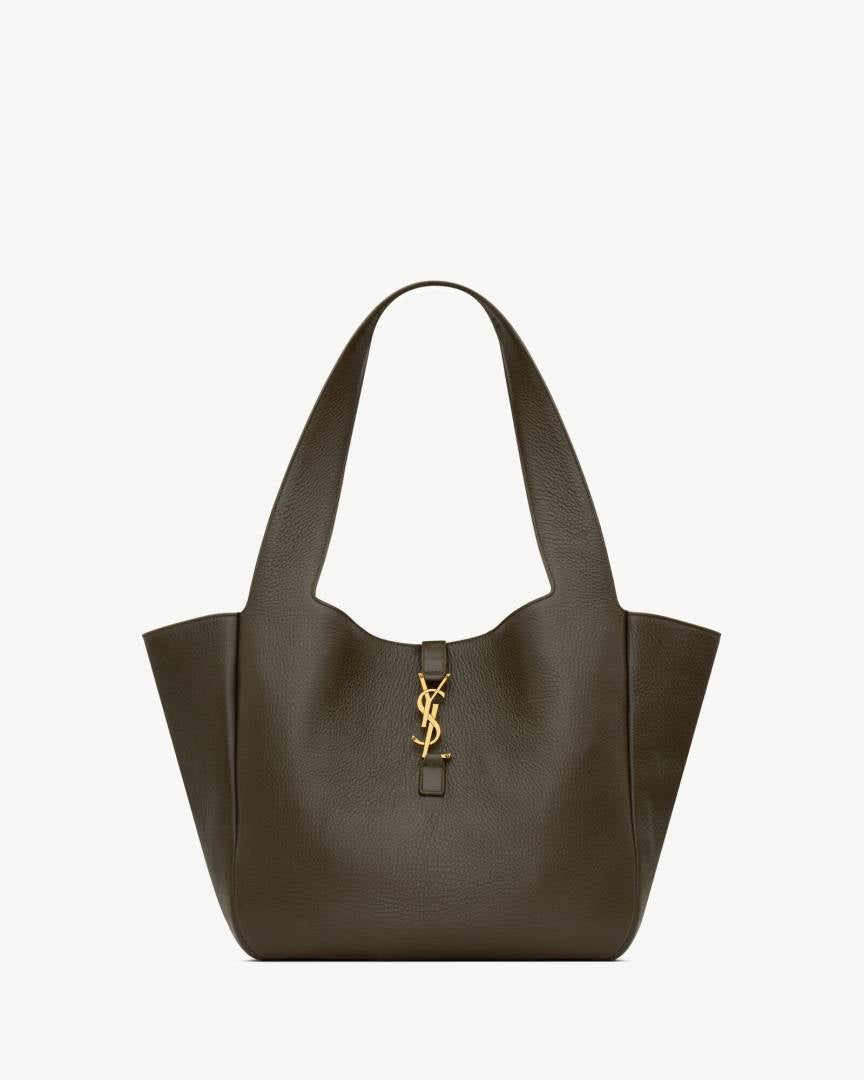 YSL LE-5-A-7 GRAINED LEATHER TOTE BAG-8805