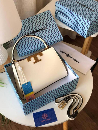 Toryy Burch Mini Eleanor Satchel With Og Box Packaging-8169