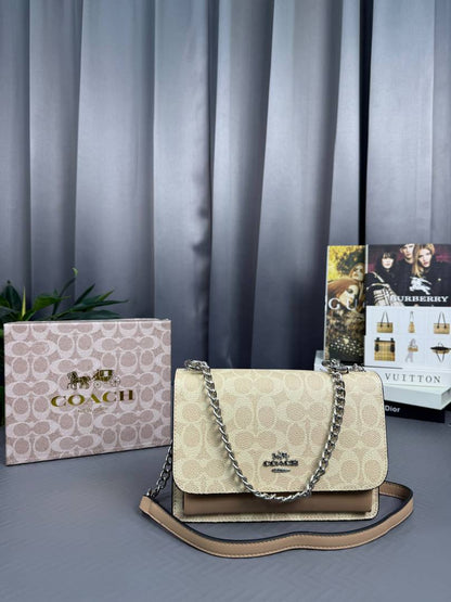 Coacch Mini Klare Crossbody Bag With metal kitchen Og Box & Dust Bag (PREMIUM QUALITY)-83416