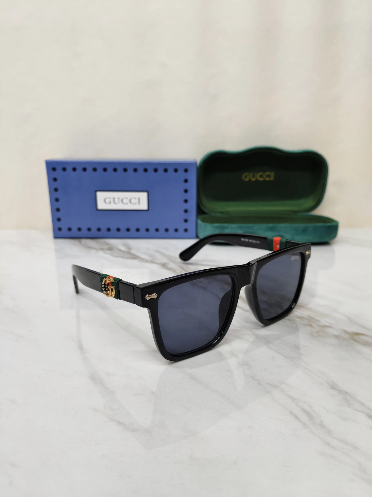 GUCCI 1390 GLOSSY BLACK