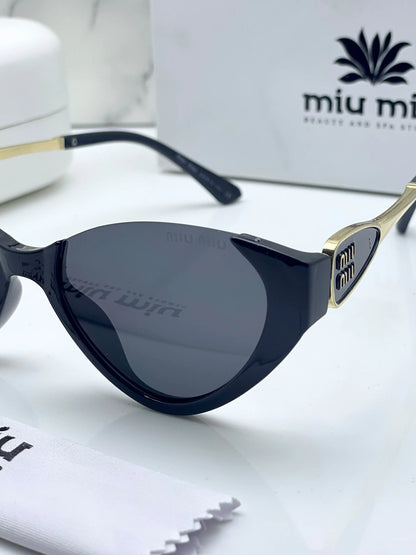 Miu Miu 26056 Gold Black