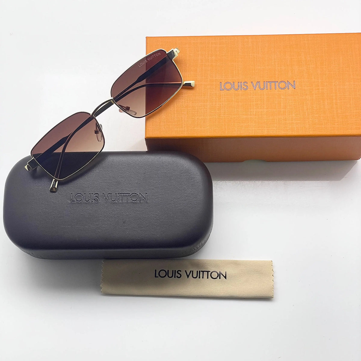 Louis Vuitton 3214 gold brown shaded