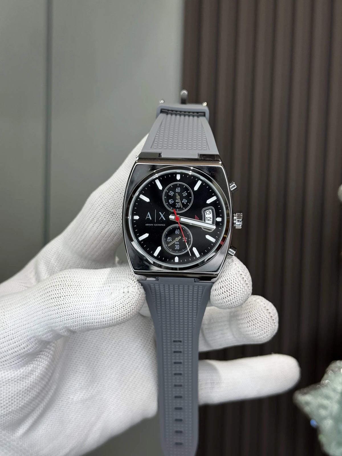 Arman i Exchange Oliver Silver Grey Premium Chronograph Watch