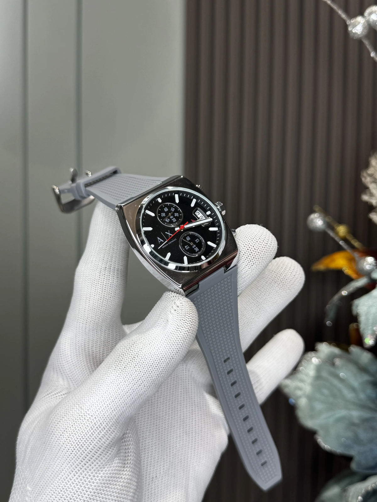 Arman i Exchange Oliver Silver Grey Premium Chronograph Watch