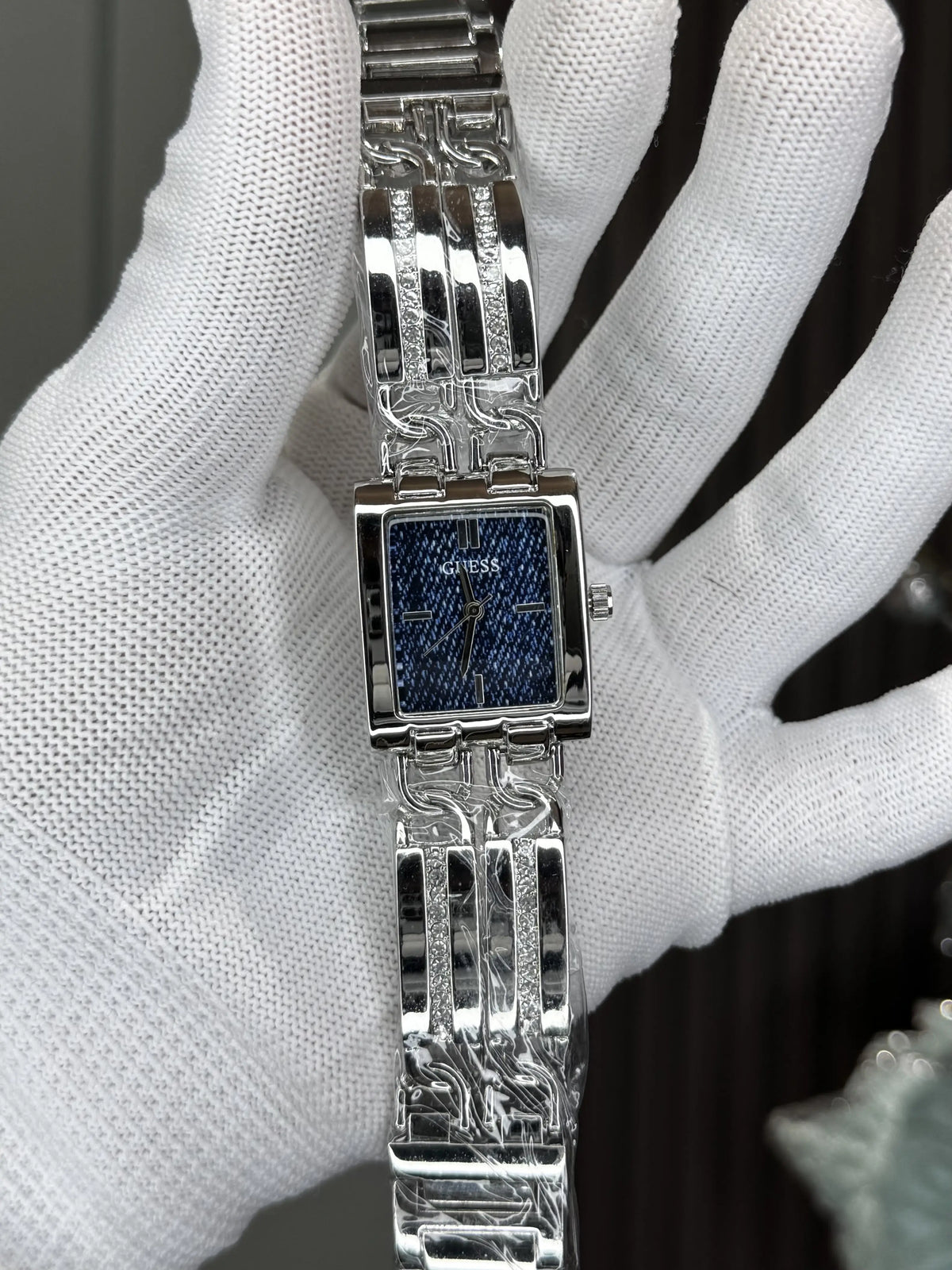 Guess Denim Blue Dial premium Ladies Watch