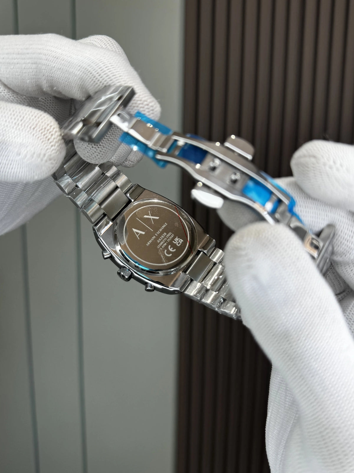 Arman i Exchange Oliver Silver Black Metal Premium Watch