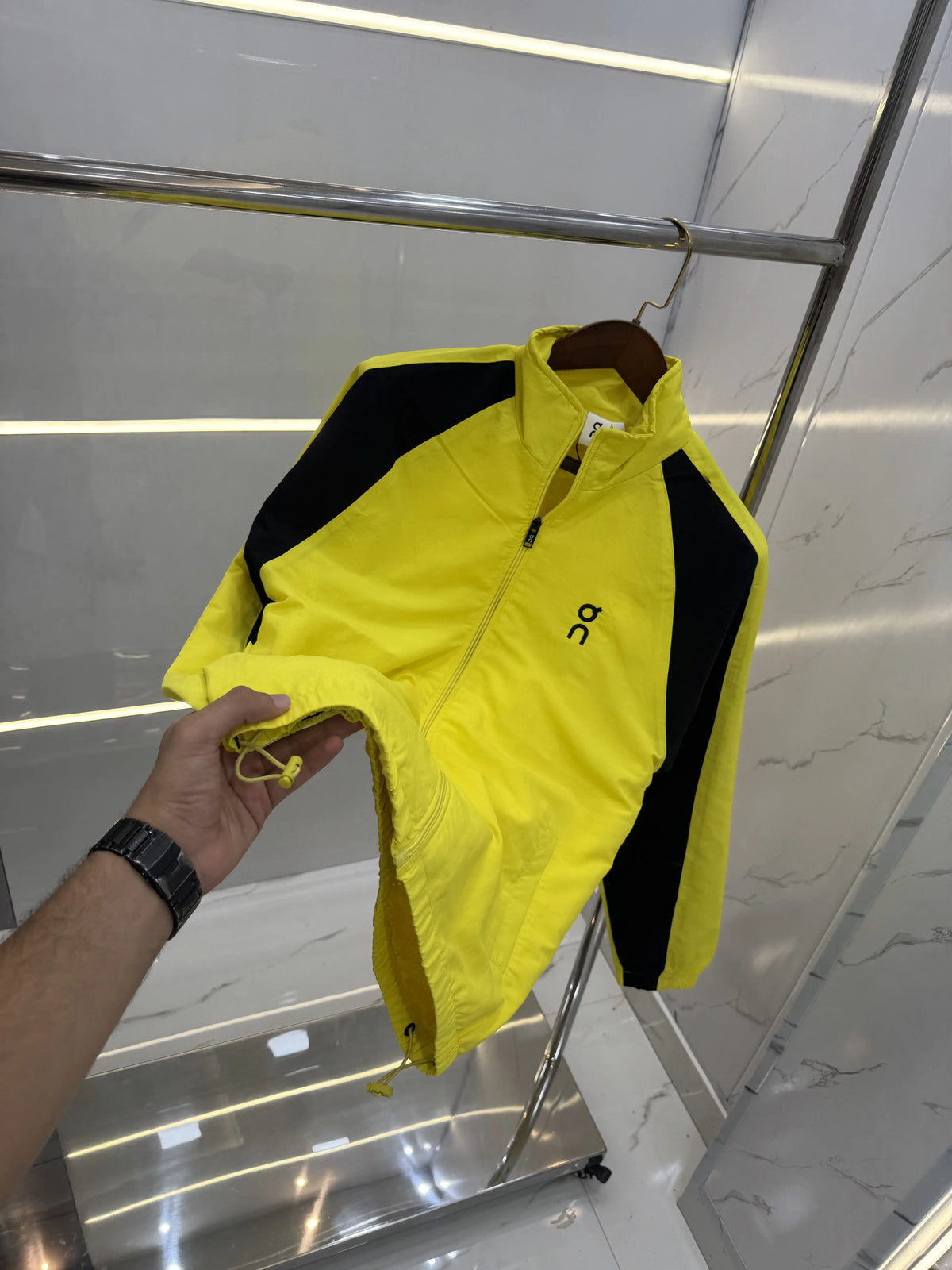 On Cloud Yellow Imported WindBreaker Jacket