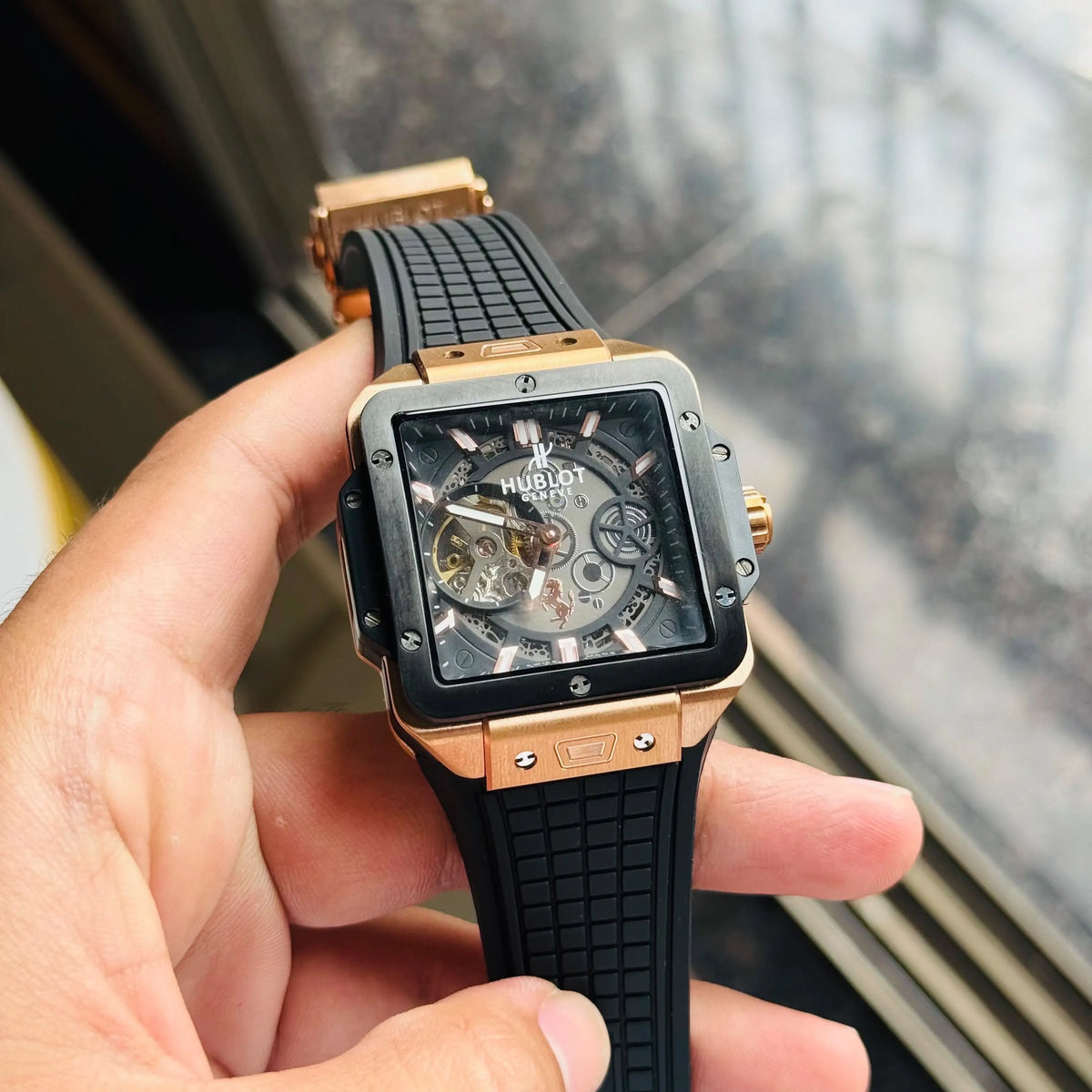 Hublo_t Square Big Bang Unico Automatic
