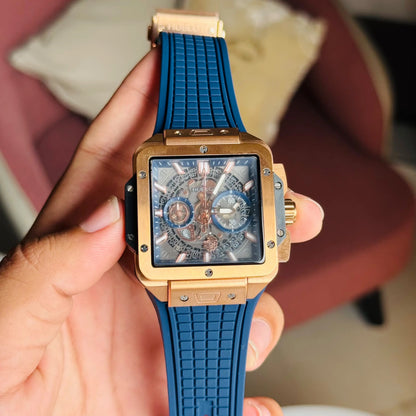 Hublo_t Square Big Bang Unico Quartz