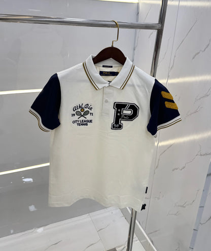 Ralph Laure n White Embroidery Logo premium Polo T-shirt