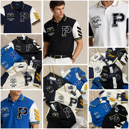 Ralph Laure n White Embroidery Logo premium Polo T-shirt
