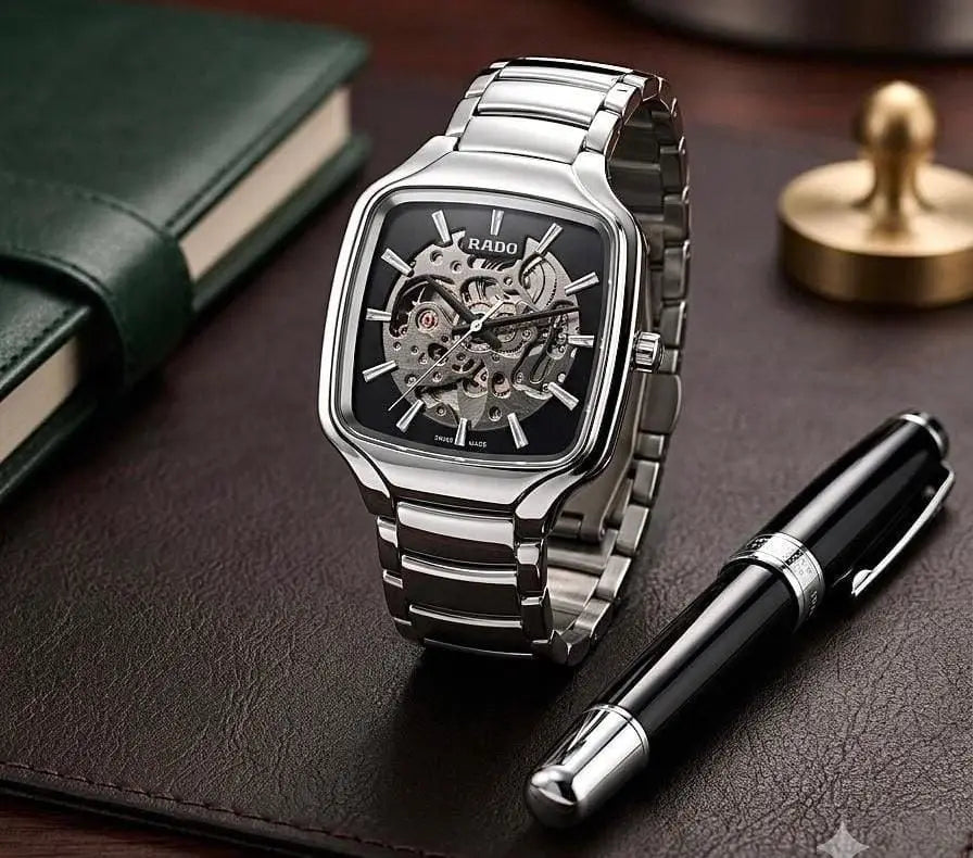 Rad_o True Square Automatic Silver Black
