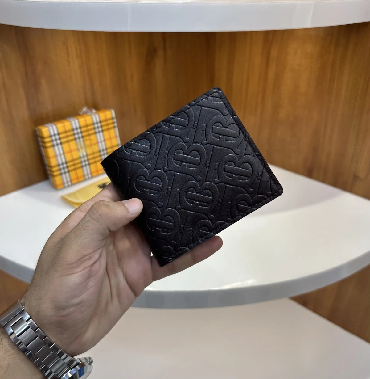 Burberr y Premium Wallet Black br115