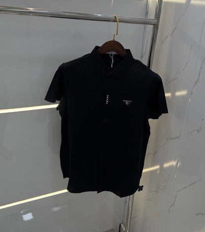 Prad a Milano Black Imported Luxury Shirt