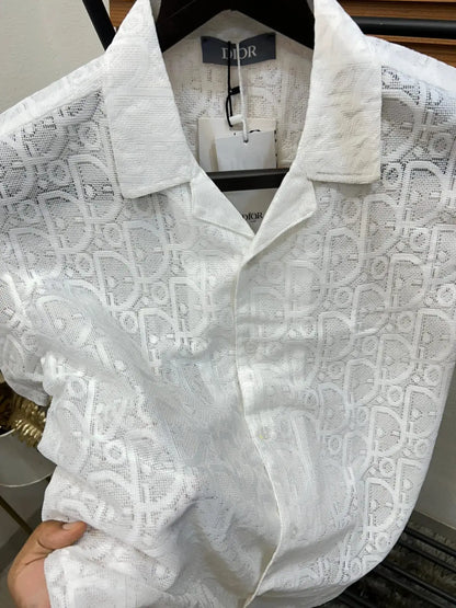 Christian Dio_r Turkey Imported Knitted Premium Crochet Half Shirt